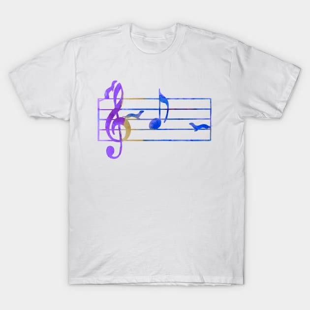 Ferrets Art Music T-Shirt by TheJollyMarten